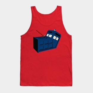 Banksy Tardis Tank Top